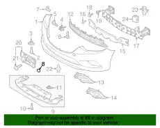  GHP950A11A33 MAZDA ЗАГЛУШКА БАМПЕРА GHP950A11A33