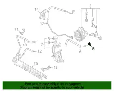CLAMP.HOSE-P.S. GJ22-32-C27A MAZDA