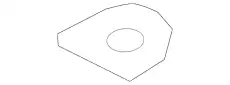 Крепление радиатора L518-15-242 MAZDA