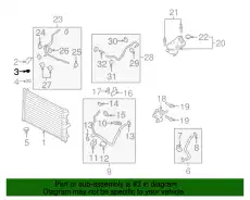 Крепление радиатора L518-15-242 MAZDA
