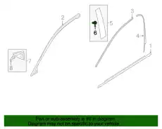 CLIP.GARNISH BJS7-50-M38 MAZDA