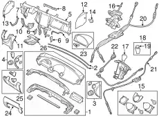 Ручка двери MAZDA D651-55-162