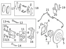 НАПРАВЛЯЮЩАЯ K011-33-694 MAZDA