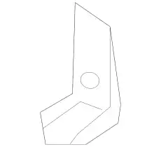 PANEL(R).SHROUD-SIDE L206-53-121B MAZDA