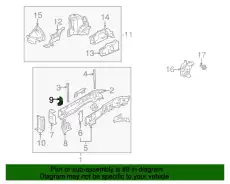 PANEL(R).SHROUD-SIDE L206-53-121B MAZDA
