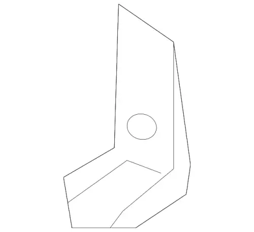 PANEL(R).SHROUD-SIDE L206-53-121B MAZDA