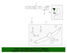 Решетка радиатора MAZDA C513-50-714