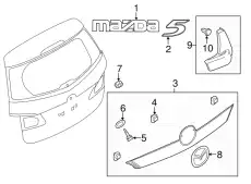 Решетка радиатора MAZDA C513-50-714