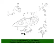 Фонарь задний MAZDA GJ6A-51-143