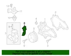 GASKET N3H1-10-153 MAZDA
