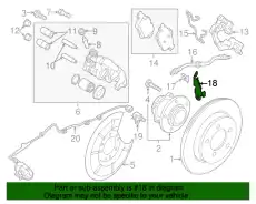 BRACKET FLEX HOSE BP4K-43-812B MAZDA