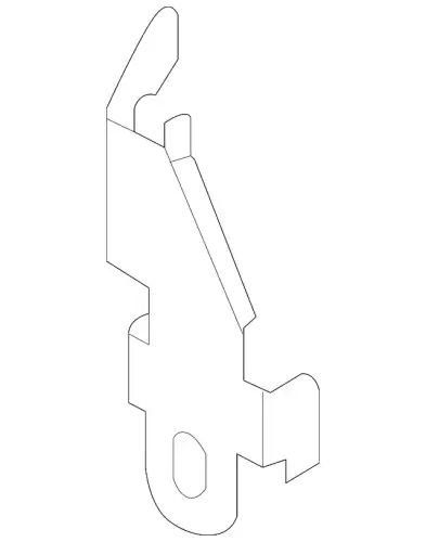 BRACKET FLEX HOSE BP4K-43-812B MAZDA