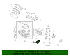 COVER.HOLE GJ6E-55-225A MAZDA