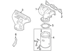BRACKET,HANGER ZM01-40-081 MAZDA