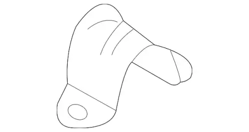 B37F-34-155 ХОМУТ ВТУЛКИ СТАБИЛИЗАТОРА MAZDA