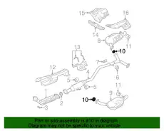 Прокладка глушителя MAZDA AJ19-40-305
