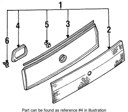 STRIPE NO.5(L).BODY B467-50-855 MAZDA