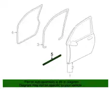 WEATHERSTRIP.F. DOOR LC62-58-76X MAZDA