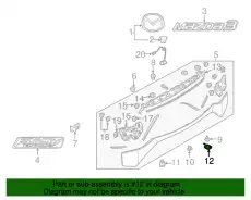 CAP BHN9-50-819 MAZDA