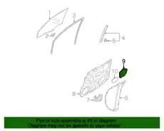 CARRIER (L) DOOR GJ6A-59-973A MAZDA