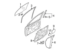 CARRIER (L) DOOR GJ6A-59-973A MAZDA