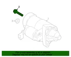 Болт RF2B-12-717 MAZDA