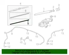 Щетка стеклоочистителя BJT6-67-333 MAZDA