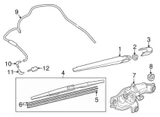 PLATE.BACKING-REAR KD47-67-332 MAZDA