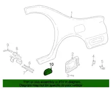 Фонарь габаритный MAZDA GA5R-68-6F1E-65