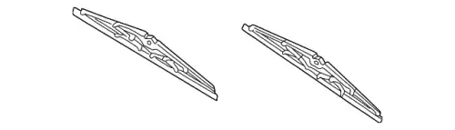 BLADE WIPER FRT-USA EC01-67-330B MAZDA