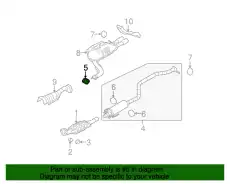 Прокладка глушителя MAZDA L505-40-305B