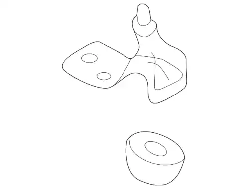 Кронштейн радиатора ZL01-15-250 MAZDA