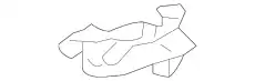 КРОНШТЕЙН КРЕПЛЕНИЯ БАМПЕРА F151-50-0U1E MAZDA