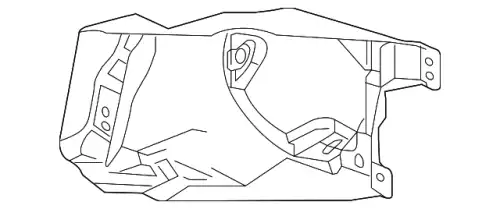 BRACKET(R)F.FOG-USA GEG1-51-684 MAZDA