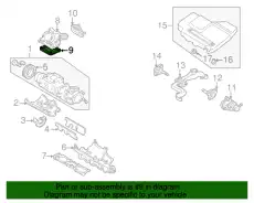 Прокладка коллектора MAZDA KJ01-13-S03