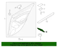PANEL(L).SWITCH BHN9-68-5L6A-02 MAZDA