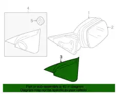 GARNISH(R).SAIL-IN. BP4K-69-111E MAZDA