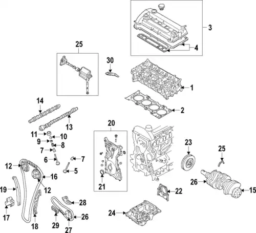 GUIDE OIL PUMP CHAIN L31J-14-614 MAZDA