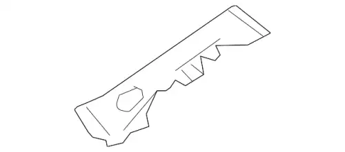 RETAINER(L).REAR BUM BJS7-50-2J1B MAZDA