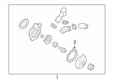 Прокладка помпы AJ03-15-116 MAZDA