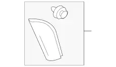 GARNISH (R) SAIL IN D651-69-111A MAZDA