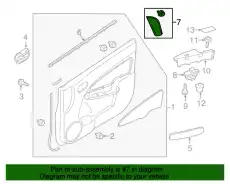 GARNISH (R) SAIL IN D651-69-111A MAZDA