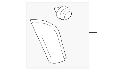 GARNISH (R) SAIL IN D651-69-111A MAZDA