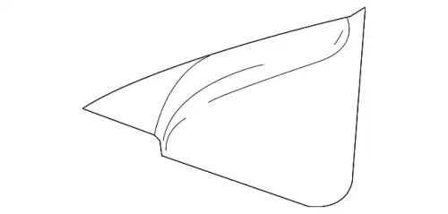 GARNISH(R).SAIL-IN. BBM2-69-111C MAZDA
