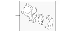 Радиатор кондиционера (конденсатор) MAZDA BBM4-61-A13