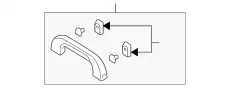 Ручка двери MAZDA D350-69-470A-30