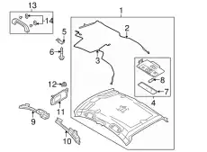 Ручка двери MAZDA D350-69-470A-30