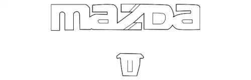 BBN9-51-710 ЭМБЛЕМА MAZDA