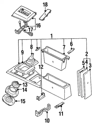 PANEL CONTROL RR CON UB39-64-491 MAZDA