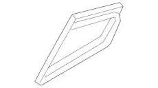 WEATHERSTRIP(L).QTR. BHN9-73-651 MAZDA